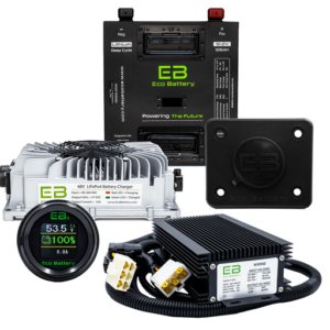 EZGO Freedom RXV Plastic 51V 105Ah Bundle "Thru Hole"